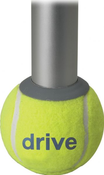 Drive Medical 10121 Walker Rear Tennis Ball Glides With Additional Glide Pads, 1 Pair; Provides a quiet, smooth and durable glide experience when used with a walker; Easy and safe to install; Lasts longer than plastic glide cap; Dimensions 2