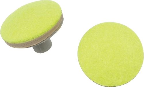Drive Medical 10123 Replacement Tennis Ball Glide Pads, 2 Pairs; Easy and safe to install; Provides a quiet, smooth and durable glide experience when used with a walker; Comes with an additional pair of glide pads; Lasts longer than plastic glide cap; Dimensions 4.25
