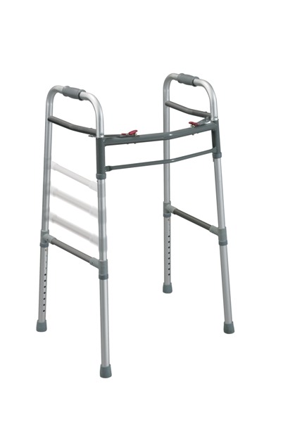 Drive Medical 10248N-1 Deluxe Designer Two Button Folding Universal Walker ; Height: 28