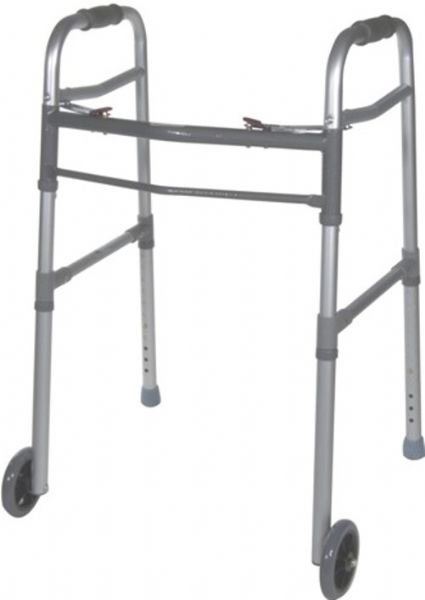 Drive Medical 10253-1 Two Button Folding Universal Walker With 5