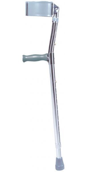 Drive Medical 10405 Tall Adult Steel Forearm Crutches; Patient Height 5'0