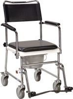 Drive Medical 11120SV-1 Portable, Upholstered Commode With Wheels And Drop-Arm; A 12 quart bucket and cover also come standard with this chair and are easy to remove; The chair's 20" seat-to-floor height allows this to be used over most toilets; Padded removable seat standard; Drop arm for safe transfers; Rust resistant, 5" swivel casters; UPC 50822383144929 (DRIVEMEDICAL11120SV1 DRIVE MEDICAL 11120SV-1 PORTABLE UPHOLSTERED COMMODE WHEELS DROPARM) 