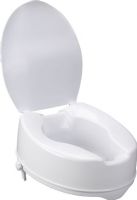 Drive Medical 12067 Raised Toilet Seat With Lock And Lid, 6"; No tools required for installation; Two hygiene cutouts provide maximum convenience; Designed for use with existing toilet seat; Easily attaches to toilet bowl and locks in place with two rear locks; Easy to clean; Dimensions 6" x 16" x 14"; Weight 5.80 lbs; UPC 822383136745 (DRIVEMEDICAL12067 DRIVE MEDICAL 12067 RAISED TOILET SEAT LOCK LID) 