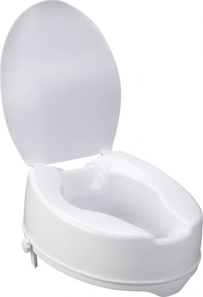 Drive Medical 12067 Raised Toilet Seat With Lock And Lid, 6