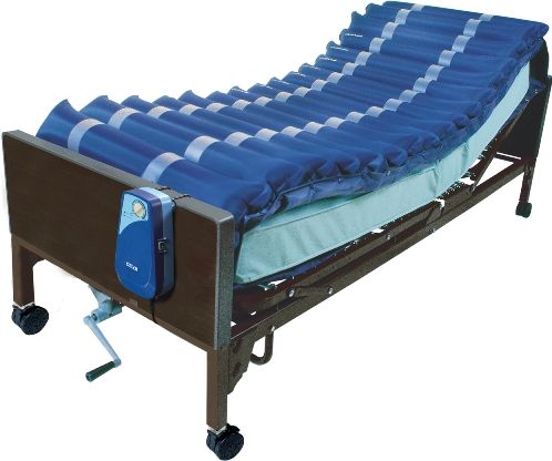Drive Medical 14025N Med Aire Low Air Loss Mattress Overlay System, with APP, 5
