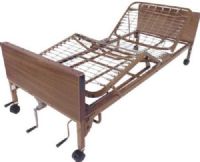 Drive Medical 15003BV-PKG-1-T Multi Height Manual Hospital Bed with Half Rails and 80" Therapeutic Support Mattress; 450 lbs. Weight capacity; Back and foot adjustment allow for an anatomically correct sleep surface; Channel frame construction provides superior strength and reduced weight; UPC 822383211183 (DRIVEMEDICAL15003BVPKG1T 15003BVPKG1T 15003BVPKG-1T 15003BV-PKG1-T 15003BV-PKG-1)  