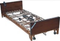 Drive Medical 15235BV-PKG-1 Delta Ultra-Light Full-Electric Low Bed with Half Rails and 80" Innerspring Mattress; 450 lbs. Weight capacity; 9.5" to 23.5" deck height; Caster easily moves from standard to low bed position; Channel frame construction provides superior strength and reduced weight; UPC 822383212180 (DRIVEMEDICAL15235BVPKG1 15235BVPKG1 15235BVPKG-1 15235BV-PKG1 15235BV-PKG)  
