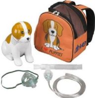 Drive Medical 18091-BE Pediatric Beagle Compressor Nebulizer with Carry Bag and Reusable Neb Kit; Particle Size 0.5 µm to 10 µm; Maximum Pressure 42 PSI; Operating Pressure 13 PSI; Liter Flow 8 lpm; Child friendly design to encourage therapy and compliance; UPC 822383504674 (DRIVEMEDICAL18091BE DRIVEMEDICAL-18091-BE 18091BE 18091 BE)  