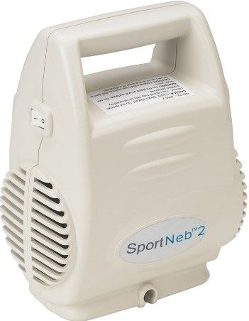 Drive Medical 3050-2 SportNeb 2 Compressor Nebulizer with Disposable Neb Kit; Particle Size 0.5 m to 5 m; Maximum Pressure 30 PSI; Operating Pressure 14 PSI; Liter Flow 8 lpm; Drives smallest compressor neb weighs in at a mere 3.2 lbs. and provides a competitive edge price point for providers; UPC 822383295022 (DRIVEMEDICAL30502 30502 305-02 30-502) 