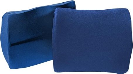 Drive Medical 8083 Lumbar Cushion, Designed to offer comfort and positioning for home, office or in the car, Lumbar cushions are made from molded foam and come with a strylon stretch cloth cover with elastic straps, Portable and Ideal for transport, Dimensions 14