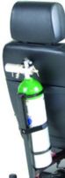 Drive Medical AH2000 Power Mobility Oxygen Cylinder Tank Carrier, Constructed of durable steel, Easy to install, Fits all Drive Medical Power Chairs and Scooters, For use with "D" and "E" size oxygen cylinder, Keeps tank secure with helpful hook-and-loop fasteners, UPC 822383274775 (DRIVEMEDICALAH2000 AH-2000 AH 2000)  