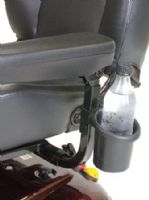 Drive Medical AZ0060 Power Mobility Drink Holder, Easily attaches to your product's armrest, Fits all Drive Medical Power Chairs and Scooters except the Spitfire Series, Plastic construction, Take your favorite hot or cold beverage with you anywhere, UPC 822383274799 (DRIVEMEDICALAZ0060 AZ-0060 AZ 0060)  