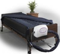 Drive Medical LS9500 Lateral 10" Rotation Mattress with on Demand Low Air Loss; 10, 20, 30 & 60 minute adjustable turning cycles; Audible and visual low pressure alarms; Auto-Firm feature for max inflation when transferring patient and has auto-recovery after 30 minutes; CPR deflation in 20 seconds; Lockout feature to protect patient settings; UPC 822383257471 (DRIVEMEDICALLS9500 LS-9500 LS 9500 ) 