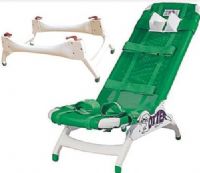 Drive Medical OT 3010 Large Otter Pediatric Bathing System with Tub Stand; 160 lbs. Weight Capacity; Adjustable slip-resistant legs raise chair up to 7"; Fabric can be removed and machine-washed; Folds flat for easy storage; Height can be adjusted with child in chair; Leg straps control abduction and adduction; UPC 822383220895 (DRIVEMEDICALOT3010 OT3010 OT-3010)  