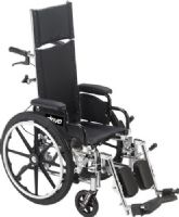 Drive Medical PL412RBDDA Viper Plus Light Weight Reclining Wheelchair with Elevating Leg rest and Flip Back Detachable Desk Arms; Attendant wheel locks in a convenient and easily accessible location; Built in seat rail extension and extendable upholstery allows the seat to be quickly set at 16" or 18" depths, without any extra components; UPC 822383323077 (DRIVEMEDICALPL412RBDDA DRIVEMEDICAL-PL412RBDDA PL412-RBDDA PL-412RBDDA) 