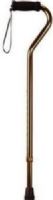 Drive Medical RTL10307 Foam Grip Offset Handle Bronze Walking Cane; Comes standard with wrist strap; Ergonomically designed handle with soft Foam Grip provides comfort and security; Handle height adjusts from 28.5" to 38.5"; Manufactured with sturdy, 1" diameter anodized, extruded aluminum tubing; UPC 822383254043 (DRIVEMEDICALRTL10307 RTL-10307 RTL 10307)  