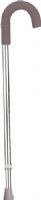 Drive Medical RTL10342 Aluminum Round Handle Cane with Foam Grip, Silver; Easy-to-use, one-button height adjustment with locking ring; Handle height adjusts from 29" - 38"; Handle Height 28.75" - 37.75"; 300 lbs. Weight capacity; Locking ring prevents rattling; Manufactured with sturdy, extruded aluminum tubing; UPC 822383246574 (DRIVEMEDICALRTL10342 RTL-10342 RTL 10342)  