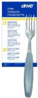 Drive Medical RTL1410 Lifestyle Essential Fork; Dishwasher safe; Ergonomically designed contours allow for a comfortable fit in almost any hand while adding to stability; Perfect for anyone with arthritis or some limited hand grasp, yet attractive enough for family use; UPC 779709014105 (DRIVEMEDICALRTL1410 RTL-1410 RTL 1410) 