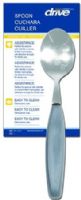 Drive Medical RTL1411 Lifestyle Essential Spoon; Dishwasher safe; Ergonomically designed contours allow for a comfortable fit in almost any hand while adding to stability; Perfect for anyone with arthritis or some limited hand grasp, yet attractive enough for family use; UPC 779709014112 (DRIVEMEDICALRTL1411 RTL-1411 RTL 1411) 