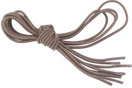Drive Medical RTL2051 Brown Elastic Shoe and Sneaker Laces; Elastic laces that stay tied, in place and allow you to easily slip your shoe on and off; Laces are 27