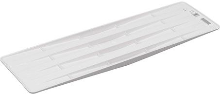 Drive Medical RTL6046 Plastic Transfer Board; For ease of transferring patients to and from a wheelchair; 250 lbs. Weight Capacity; Made of white high impact, heavy duty plastic with a molded top; Ribs add to the strength, while the plastic surface is easy to maintain and clean; Dimensions 28