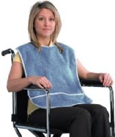 Drive Medical RTL9109 Lifestyle Crumb Catcher, Machine washable, Protector and pocket lined to repel water, Terry cloth bib with bias binding and adjustable Velcro closure, UPC 779709091090 (DRIVEMEDICALRTL9109 RTL-9109 RTL 9109) 