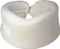 Drive Medical RTLPC23289 Cervical Collar; Constructed of soft, porous cotton cover over polyfoam; Its convenient hook and loop closure adjusts for proper fit; Provides firm, comfortable support, helping to relieve neck discomfort; UPC 822383246154 (DRIVEMEDICARTLPC23289 RTL-PC23289 RTLPC-23289) 
