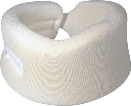 Drive Medical RTLPC23289 Cervical Collar; Constructed of soft, porous cotton cover over polyfoam; Its convenient hook and loop closure adjusts for proper fit; Provides firm, comfortable support, helping to relieve neck discomfort; UPC 822383246154 (DRIVEMEDICARTLPC23289 RTL-PC23289 RTLPC-23289)