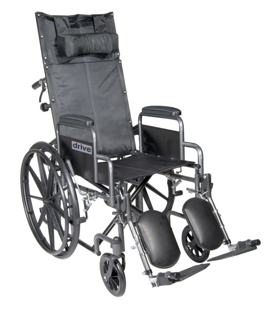 Drive Medical SSP20RBDDA Silver Sport Full Reclining Wheelchair Seat (Depth): 16