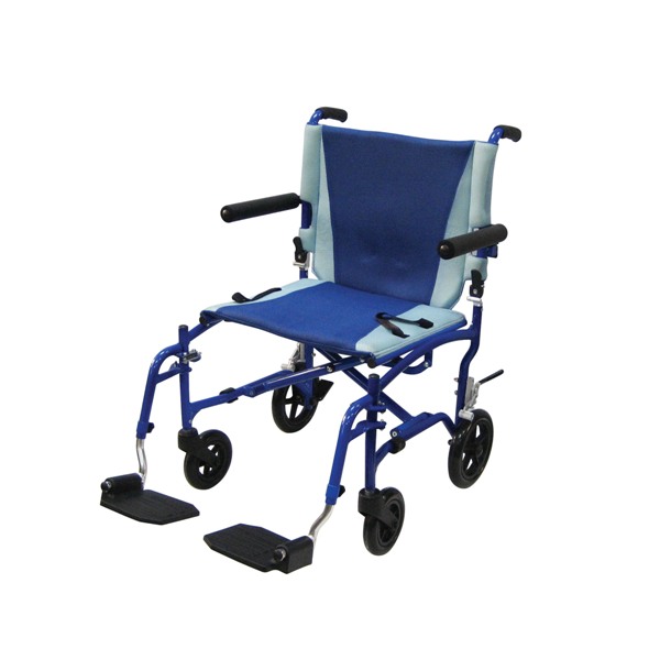 Drive Medical TS19 Aluminum Transport Chair , Width (Open): 24.5