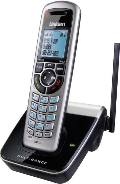 Uniden DRX332 Cordless extension handset with call waiting caller ID, DECT 6.0 Cordless Phone Standard, Keypad Dialer Type, Handset Dialer Location, 3-way Conference Call Capability, Voice message waiting indicator Indicators, Built-in clock Additional Functions, 70 names & numbers Phone Directory Capacity, 30 names & numbers Caller ID Memory, LCD display - monochrome, 3 Line Qty, UPC 050633273036 (DRX332 DRX-332 DRX 332)