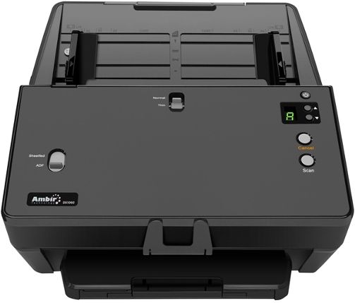 Ambir DS1060-AS nScan 1060 60ppm High Speed Document, Card and Passport Scanner; Up to 8000 Daily Duty Scans, 60 ppm/ 120 ipm Scan Speed, 600 dpi Optical Resolution, Max Scan Area 216 x 5080 mm (8.5
