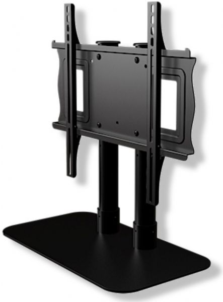 Crimson DS46 Single desktop stand, VESA compatible, Universal design, Lateral shift allows for perfect placement, Pre-assembled securing screw locks screen in place, UPC 0815885013997, Weight 29 Lbs, Package Dimensions 22