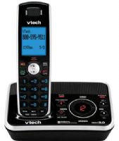 Vtech DS6221 DEC T6.0 Cordless Phones with Answering System- Single Handset System, Interference free, Digital answering system, Handset speakerphone, Caller ID/call waiting, Stores 50 calls, Interference free for crystal clear conversations, Protect yourself from identity theft with digital security, 14 Minutes of recording time, Answering system available from handset, 50 name and number phonebook directory, Intercom between handsets (DS-6221 DS 6221) 
