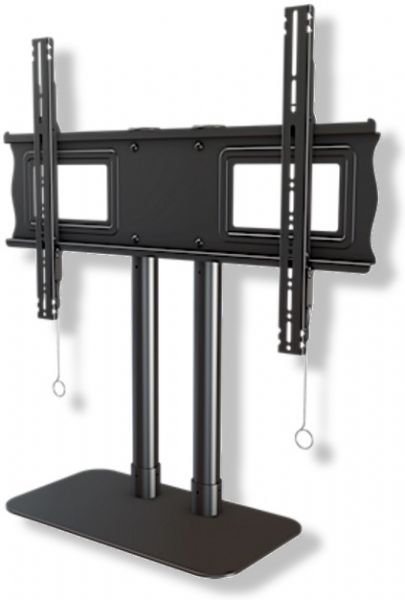 Crimson DS84 Single monitor desktop stand, Universal design fit screens up to 723x501mm, VESA compatible, Lateral shift allows for perfect placement, Pre-assembled securing screw locks screen in place, UPC 0815885014369, Weight 42 Lbs, Package Dimensions 30