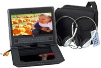 Audiovox DS9106PK DVD player, CD-R, CD-RW, Kodak Picture CD, DVD, CD Media Type, Top-load Media Load Type, LCD display - TFT active matrix - 9" - color Display Type, 16:9 Image Aspect Ratio, Swivel screen, VideoSnip Additional Features, Stereo Sound Output Mode, 2 x right/left channel speaker - built-in Speaker System Details, USB host function Additional Features (DS9106PK DS9106PK DS 9106PK) 