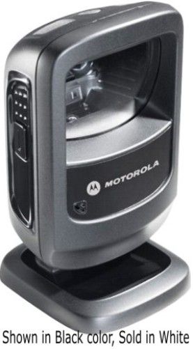 Motorola DS9208-DL00004CNWW Model DS9208DL Omnidirectional Hands-Free Presentation Imager Scanner Only with Multi-Interface, Checkpoint EAS Compatible and Drivers License Parsing, Midnight Black, Scans 1D, 2D and PDF417 bar codes on paper, mobile phones and computer displays, Light Source Aiming Pattern single dot (DS9208DL00004CNWW DS9208 DL00004CNWW DS9208-DL)