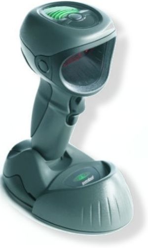 Zebra Technologies DS9808-DL00007C1WR Model DS9808 Barcode Scanner Integrated RFID; Innovative Hybrid System; Multiple Technologies, one devide; Omni directional bar scanning, wide working range, laser aiming pattern; Withstands multiple 4 ft./1.2 m drops to concrete; Swipe speed programmable up to 100 inches/254 cm per second; Maximum flexibility and control; Integrated compact base; Scanner Only; UPC 751492917092 (DS9808-DL00007C1WR DS9808DL00007C1WR DS9808 DL00007C1WR ZEBRA-DS9808-DL00007C1WR