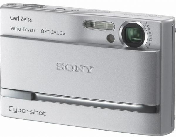 Sony DSC-T9 Cyber-shot Digital Camera,  6.0 megapixel resolution, Super SteadyShot Optical Image stabilization, 58 MB2 Internal Memory, Carl Zeiss 3X Optical/2X Digital Zoom lens, 2.5