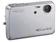 Sony Cybershot DSC-T3 5.1 Megapixel, 3x Optical/2x Digital Zoom Digital Camera, Silver (DSC T3, DSCT3)