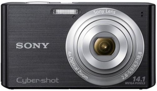 Sony DSC-W610/B Cyber-shot Compact Zoom Digital Camera, Black, 14.1 Megapixel Super HAD CCD Image Sensor, 2.7 (230K dots) Clear Photo LCD display, 4x Optical Zoom, 1/2.3