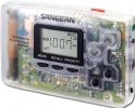 Sangean DT-110CL FM-Stereo/AM PLL Synthesized Pocket Clear Radio, 24 Memory Preset Stations, 90 Minute Auto Shut Off, LCD Display, Includes Earphones And Carrying Pouch, Clear; PLL synthesized tuning; 24 memory preset stations; 90 minute auto shut off; LCD display; AM / FM stereo with supplied earphones; Handheld size; DBB (Dynamic Bass Boost); Dimensions 3.77" x 2.35" x 0.85"; Weight 1 lbs; UPC 729288029182 (SANGEANDT110CL SANGEAN DT110CL DT 110CL DT-110CL) 