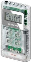 %Sangean DT-120CL FM-Stereo / AM PLL Synthesized, Pocket Receiver, Clear; Direct recall 15 station presets (10 FM, 5 AM); PLL synthesized tuning system; Auto seek station; DBB (Dynamic Bass Boost); Stereo / mono switch; 90 minute auto shut off; Lock switch; Battery power indicator; Handheld size; Dimensions 4" x 2" x 1"; Weight 1.19 lbs; UPC 729288045120 (SANGEANDT120CL SANGEAN DT120CL DT 120CL DT-120CL) 