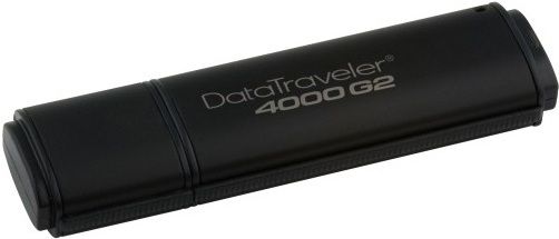Kingston DT4000G2/4GB DataTraveler 4000 G2 Encrypted Flash Drive, 4 GB Storage Capacity, Up to 80 MB/s Read Rate, Up to 12 MB/s Write Rate, USB 3.0 Interface Type, NAND Flash Technology, UPC 740617239584 (DT4000G24GB DT4000G2-4GB DT4000G2 4GB DT4000G2)