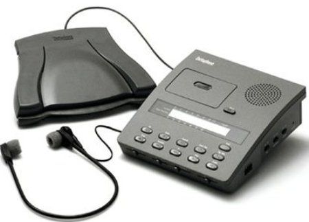 Dictaphone DTP-2752 Expresswriter Plus Desktop Dictation Transcription System, Voice-activated recordings, including conference or phone, Last-word locator, Includes headset and foot pedal (DTP2752     DTP 2752)