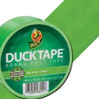 Duck Tape 1265018 Tape Roll, 1.88" x 15 yds, Neon Green; High performance strength and adhesion characteristics; Excellent for repairs, color-coding, fashion, crafting, and imaginative projects; Tears easily by hand without curling and conforms to uneven surfaces; 15-yard roll; Dimensions 5.00" x 5.00" x 2.00"; Weight 0.5 lbs; UPC 075353035108 (DUCKTAPE1265018 DUCKTAPE 1265018 ALVIN TAPE ROLL NEON GREEN) 