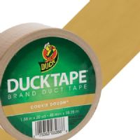 Duck Tape 1303155 Tape Roll, 1.88" x 20 yds, Beige; High performance strength and adhesion characteristics; Excellent for repairs, color-coding, fashion, crafting, and imaginative projects; Tears easily by hand without curling and conforms to uneven surfaces; 20 yard roll; Dimensions 5.00" x 5.00" x 2.00"; Weight 0.5 lbs; UPC 075353032886 (DUCKTAPE1303155 DUCKTAPE 1303155 ALVIN TAPE ROLL BEIGE) 