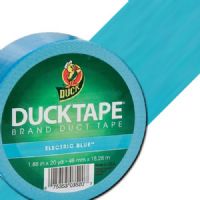 Duck Tape 1311000 Tape Roll, 1.88" x 20 yds, Light Blue; High performance strength and adhesion characteristics; Excellent for repairs, color-coding, fashion, crafting, and imaginative projects; Tears easily by hand without curling and conforms to uneven surfaces; 20 yard roll; Dimensions 5.00" x 5.00" x 2.00"; Weight 0.5 lbs; UPC 075353035207 (DUCKTAPE1311000 DUCKTAPE 1311000 ALVIN TAPE ROLL LIGHT BLUE) 