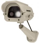 SecurityMan DUMCAM-SLM Solar Powered Spotlight Dummy Camera with PIR (Body Heat) Motion Sensor, Solar powered LED spotlight, Weatherproof camera housing, Cost effective theft deterrent device, Up to 60 times of 30-second spotlight LED notifications per night on a full charge, Super bright 110 Lumens LED spotlight; Provides up to 360 square feet of illumination, UPC  701107902326 (DUMCAMSLM DUMCAM-SLM DUMCAM-SLM) 
