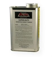 Dural SDMT32 Super-Duty Mounting Cement Thinner; Essential for ensuring your projects are prepped and ready to begin; When project pieces are dry, use a cloth, wipe down both surfaces, and allow to dry; Use for general cleanup on complete works; Can also be used to thin down mounting cement and increase the drying time when longer periods of moveability are required; Shipping Weight 2.00 lb; Shipping Dimensions lvents; UPC 088354816409 (DURALSDMT32 DURAL-SDMT32 SOLVENT THINNER) 